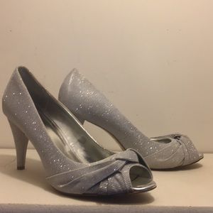 Style and Co. silver heels
